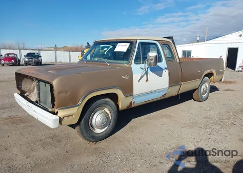 1975 Dodge D150 from USA, damaged, VIN D27BF5S006546